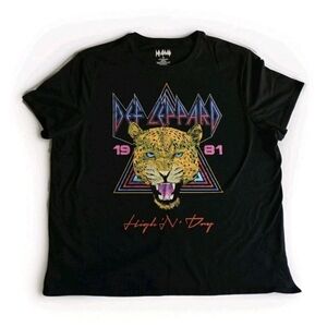 Def Leppard 1981 "High N Dry" Vintage shirt XXL